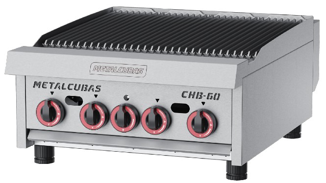 Chapa Bifeteira a Gás 60cm Linha Premium METALCUBAS CHP60 - DC