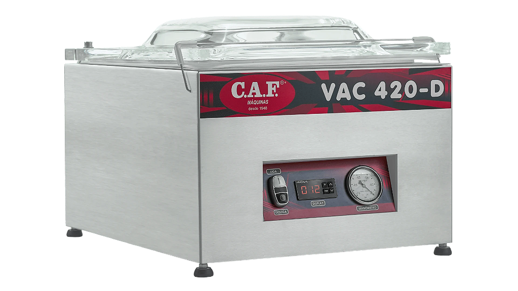 Seladora a Vácuo Industrial CAF VAC420-D - DC Equipamentos