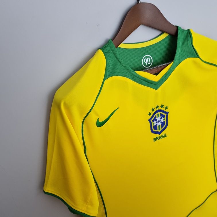 Camisa do Brasil Seleção Brasileira 2006 Nike SN Torcedor Amarela -  CHUTEIRAS MEIA ANTIDERRAPANTE CAMISA DE TIME