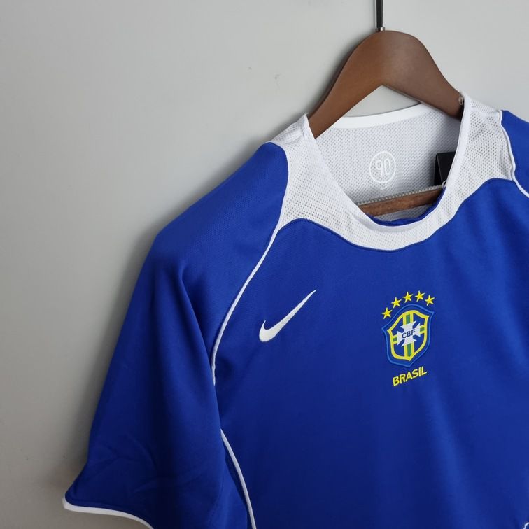 Camisa do Brasil Seleção Brasileira 2006 Nike SN Torcedor Azul - CHUTEIRAS  MEIA ANTIDERRAPANTE CAMISA DE TIME
