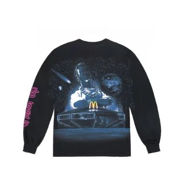 Travis Scott x McDonald s Action Figure Space L S T shirt Men s