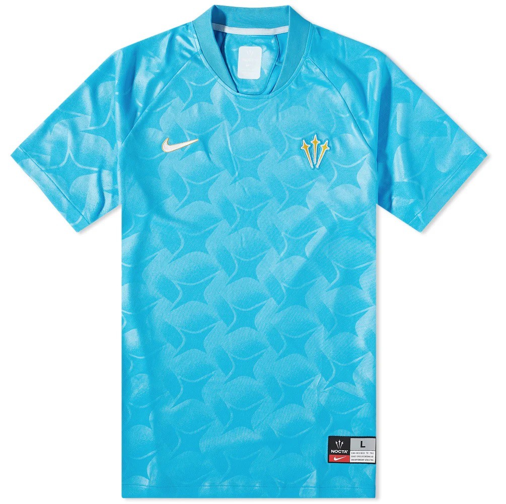 Nike Nocta Jersey サッカーシャツ Mサイズ Nike x NOCTA Distant Regards Jersey Blue Glow/White - Loro - Itens