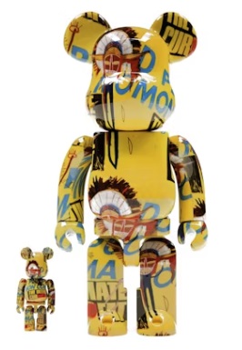 Bearbrick Andy Warhol x Jean-Michel Basquiat #3 100% & 400