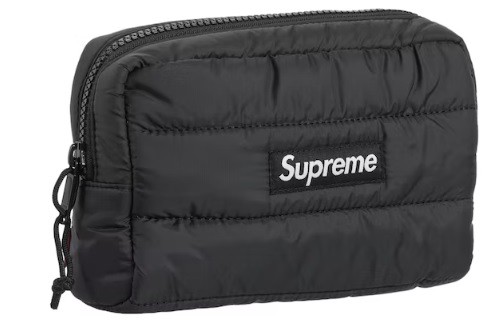 Supreme Pertex ブラック ポーチ　小型 Supreme Puffer Pouch - Loro - Itens Exclusivos e Limitados