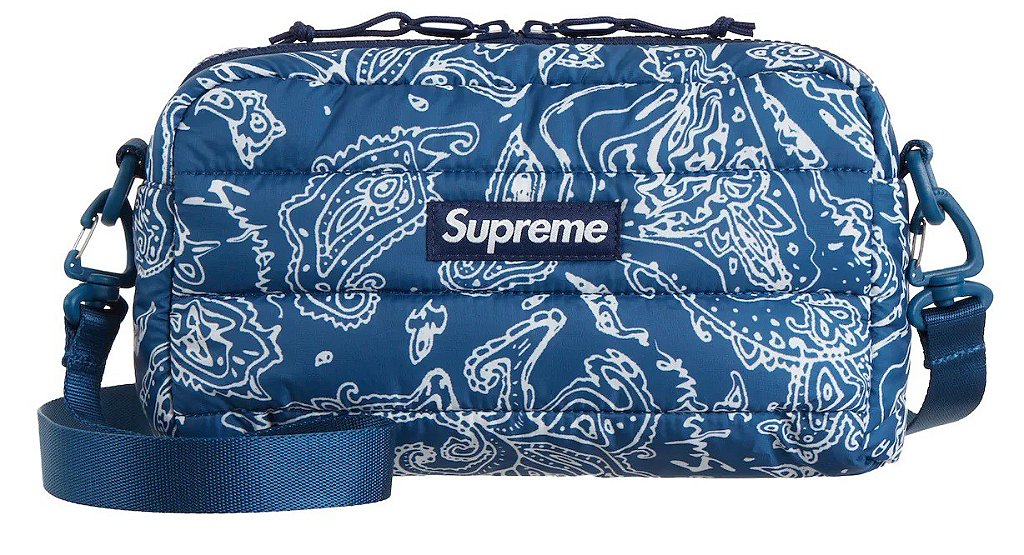 楽天市場】Supreme Puffer Side Bag Black シュプリーム