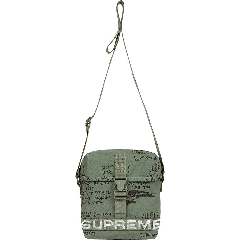 Supreme Field Side Bag Olive Gonz - Loro - Itens Exclusivos e