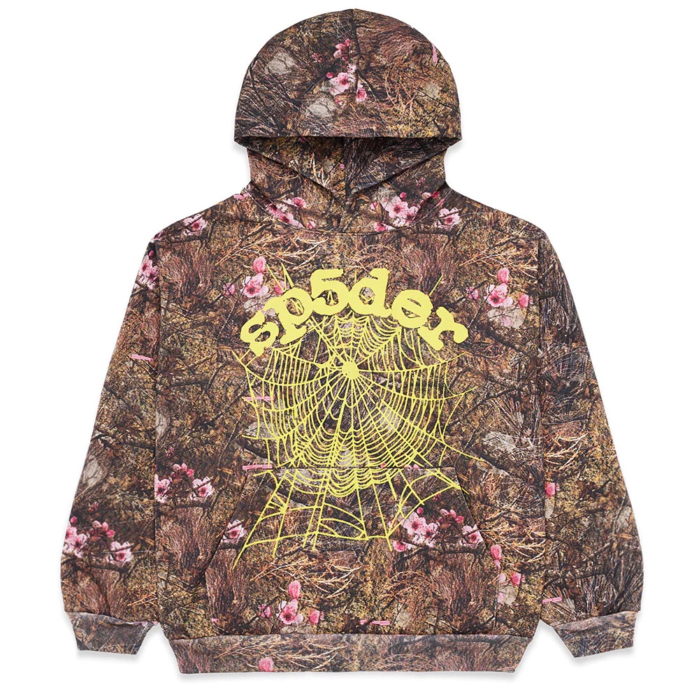 Sp5der Real Tree OG Web Hoodie Camo - Loro - Itens Exclusivos e