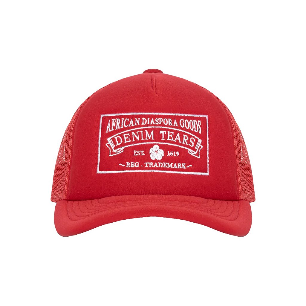 Denim Tears ADG Truker Hat - Loro - Itens Exclusivos e Limitados