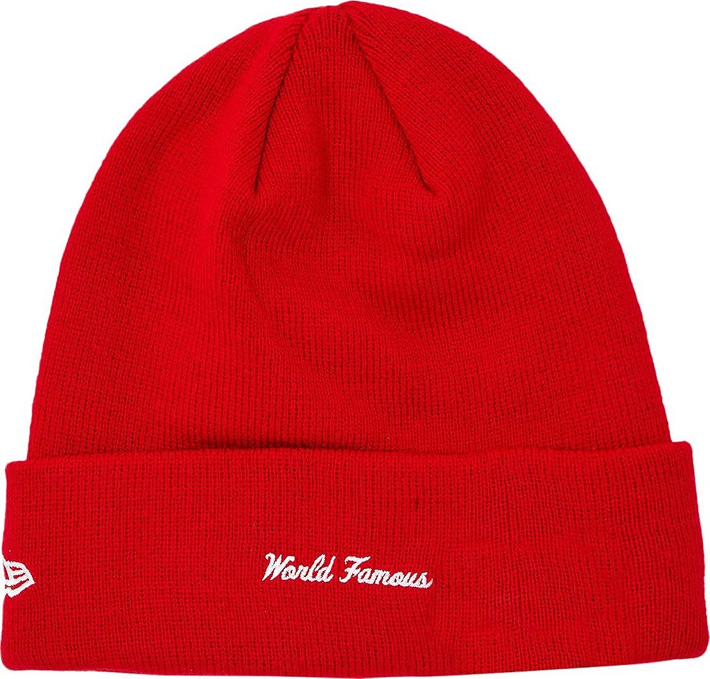 Supreme New Era Box Logo Beanie (FW23) Red - Loro - Itens