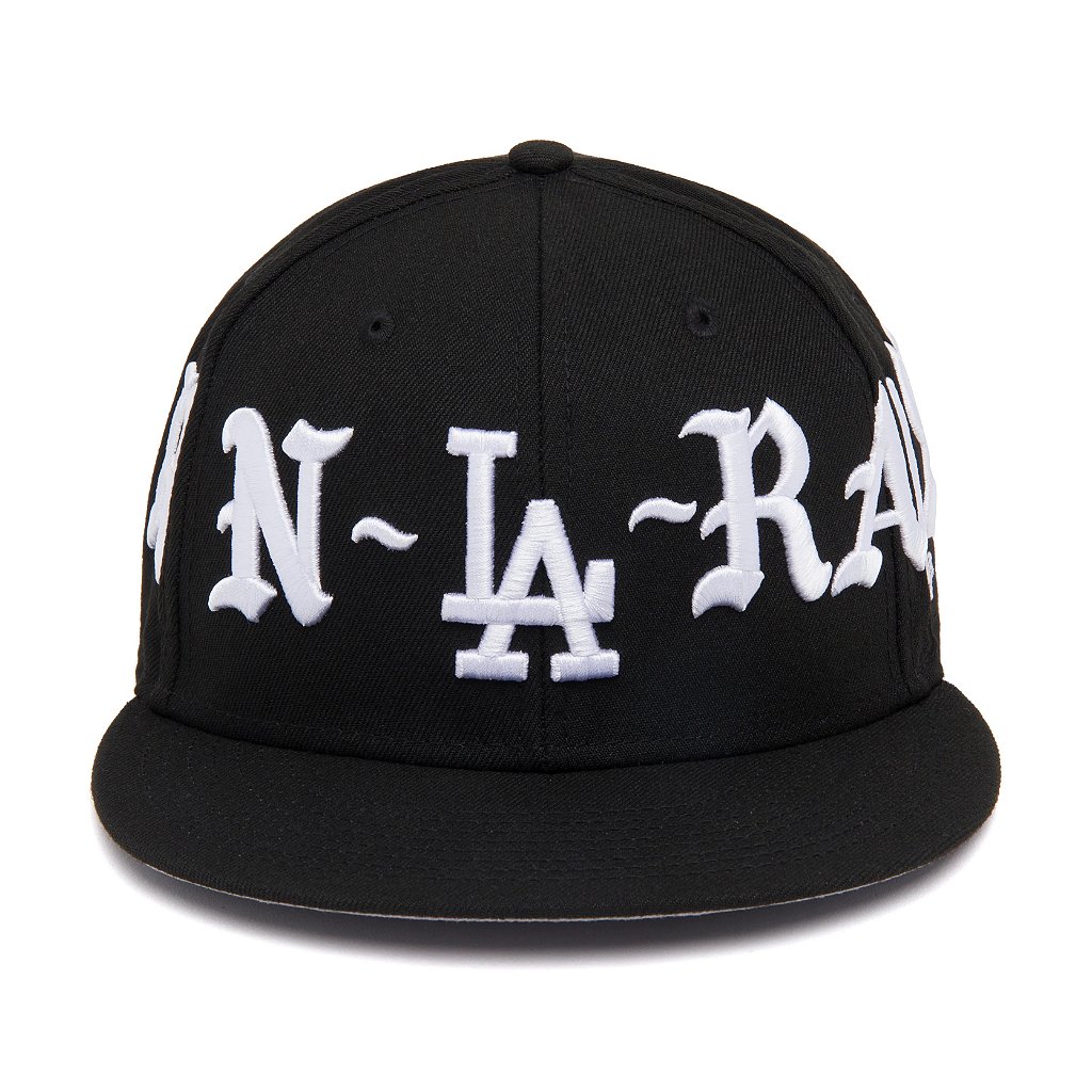 NEW ERA BORN X RAISED DODGERS CROWN HAT BLACK - Loro - Itens