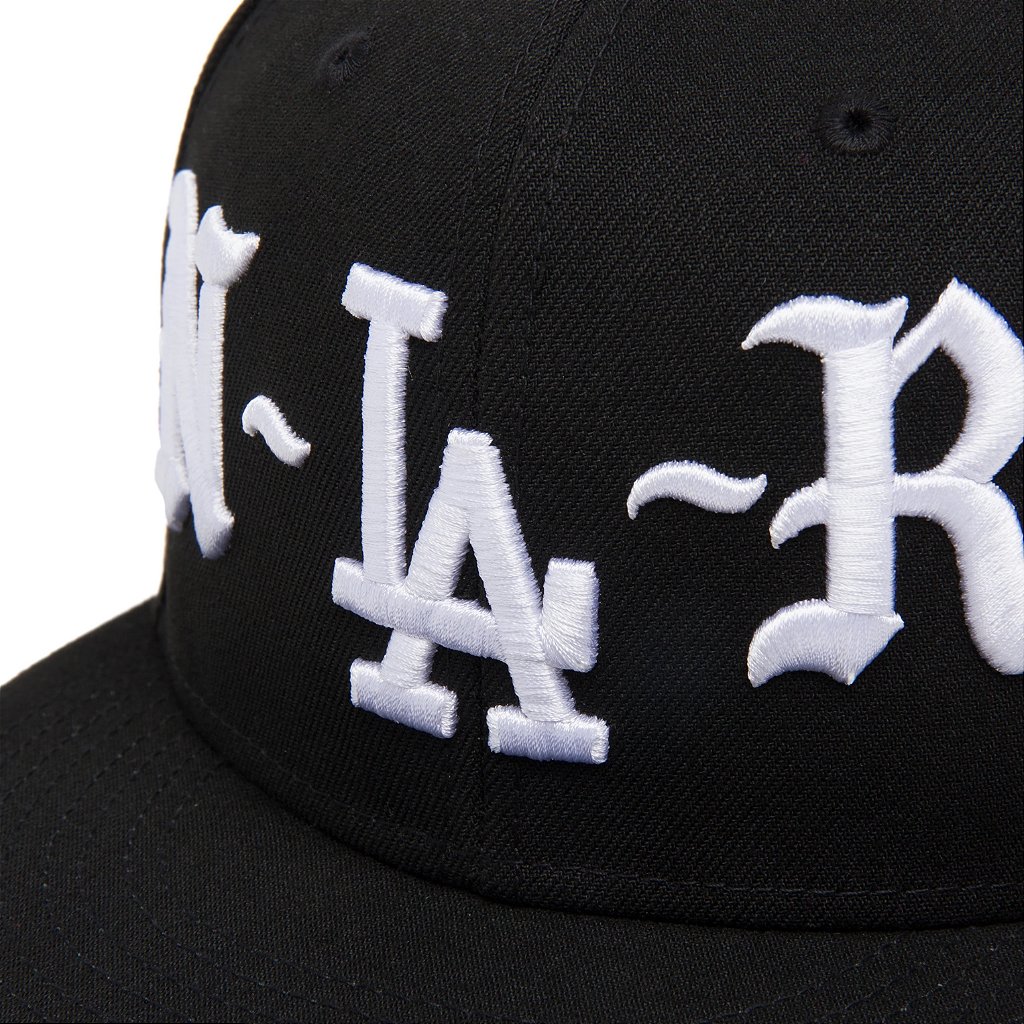 NEW ERA BORN X RAISED DODGERS CROWN HAT BLACK - Loro - Itens