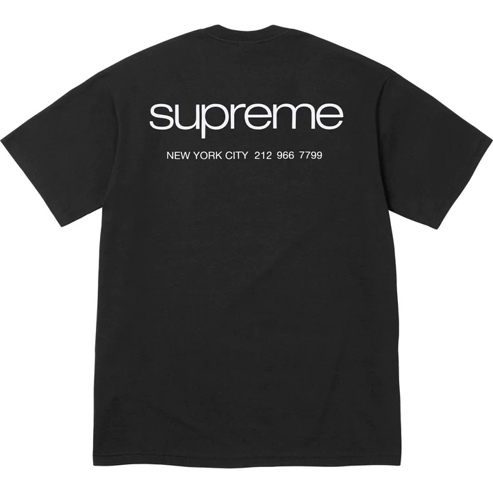 Supreme NYC Tee Black - Loro - Itens Exclusivos e Limitados