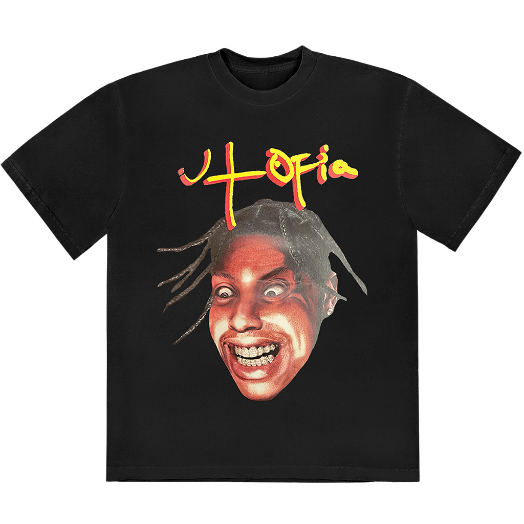 Travis Scott Utopia II Tee Black - Loro - Itens Exclusivos e Limitados