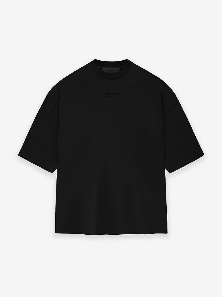 Fear of God Essentials Small Logo Tee Jet Black - Loro - Itens
