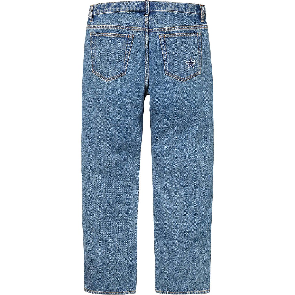 パンツ supreme Regular Jean Supreme REGULAR JEAN Indigo - Loro - Itens Exclusivos e Limitados