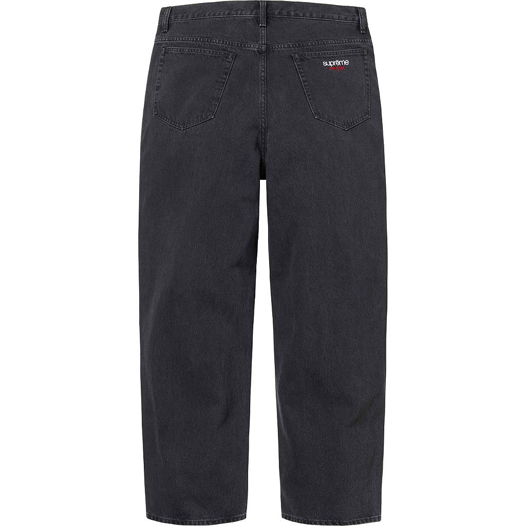 Supreme Baggy Jean (FW24) Black - Loro - Itens Exclusivos e Limitados