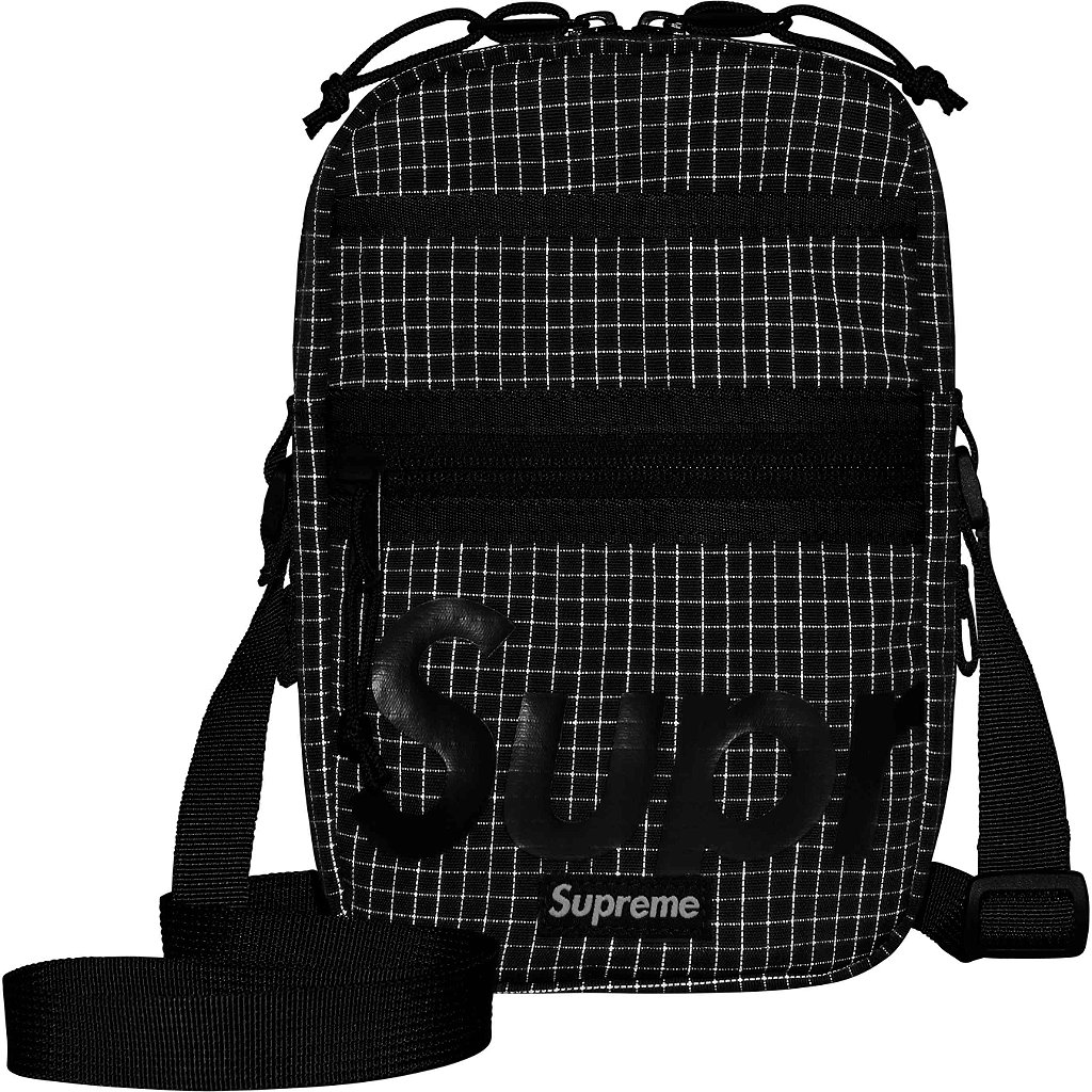 バッグ Supreme Shoulder Bag Black Supreme Shoulder Bag (FW24) Black - Loro - Itens Exclusivos e
