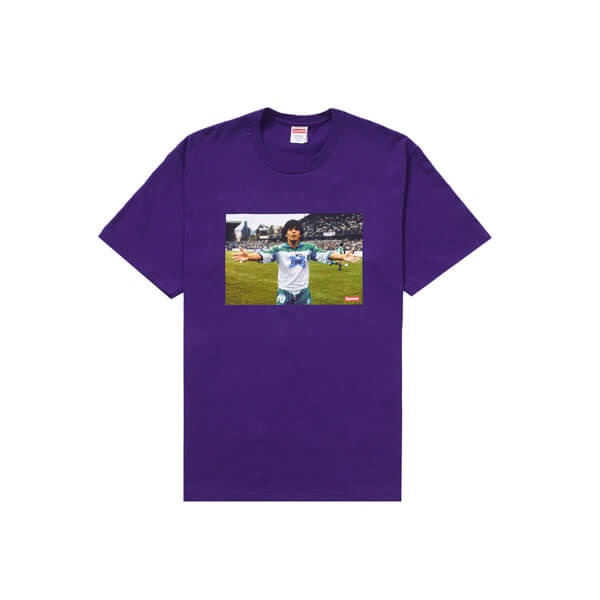 Supreme Maradona Tee Purple - Loro - Itens Exclusivos e Limitados