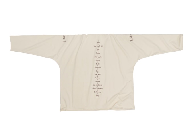 YZY VULTURES ロンT ホワイト Yeezy Vultures Long T White - Loro - Itens Exclusivos e Limitados