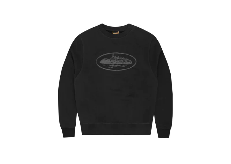 CORTEIZ ALCATRAZ CREWNECK TRIPLE BLACK - Loro - Itens Exclusivos e