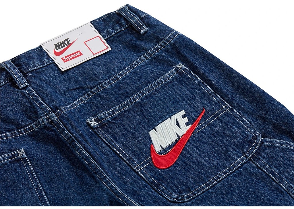 Supreme Nike Denim Short Indigo Men's - Loro - Itens Supreme Nike Denim Short Indigo Men's - Loro - Itens