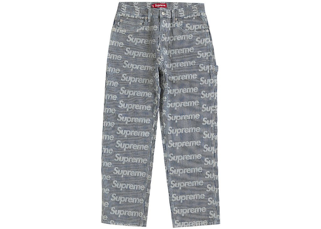 Supreme SlimJean DenimPants USA製 32 Supreme Denim Painter Pant Stripe - Loro - Itens Exclusivos e