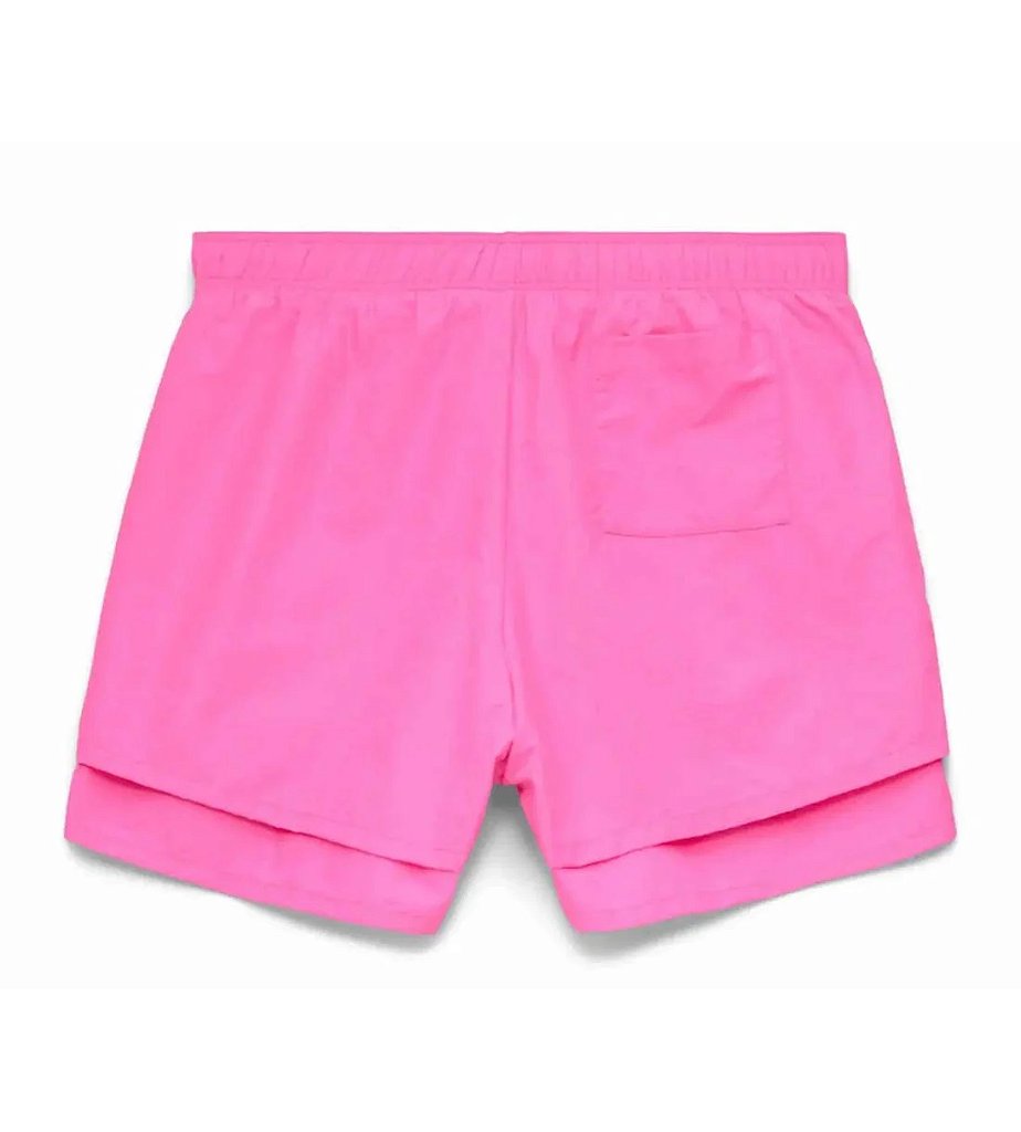 SP5DER PINK OG WEB DOUBLE LAYER SHORT - Loro - Itens Exclusivos e