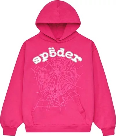 Sp5der P*NK Hoodie Pink - Loro - Itens Exclusivos e Limitados