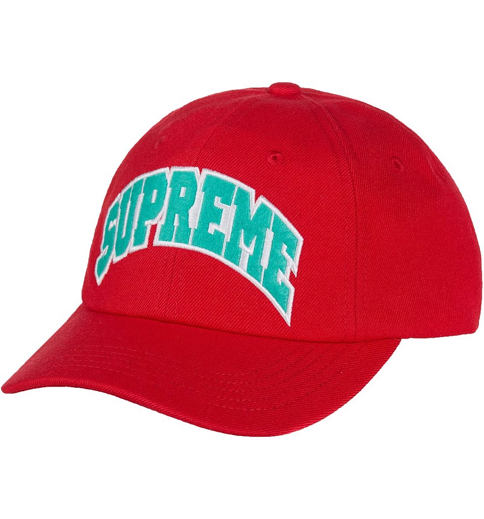 Supreme Felt Arc 6-Panel Red - Loro - Itens Exclusivos e Limitados