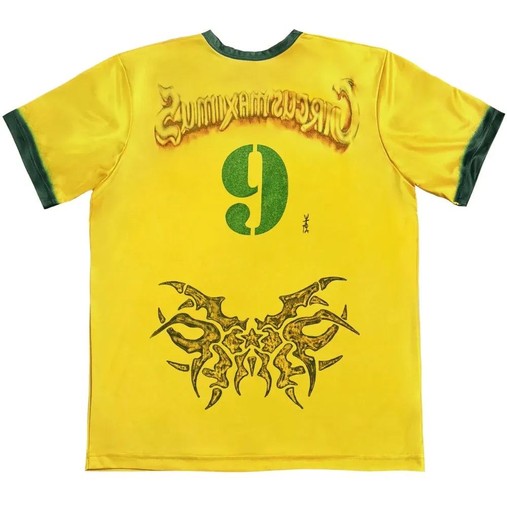 Travis Scott Brazil Soccer Jersey - Loro - Itens Exclusivos e