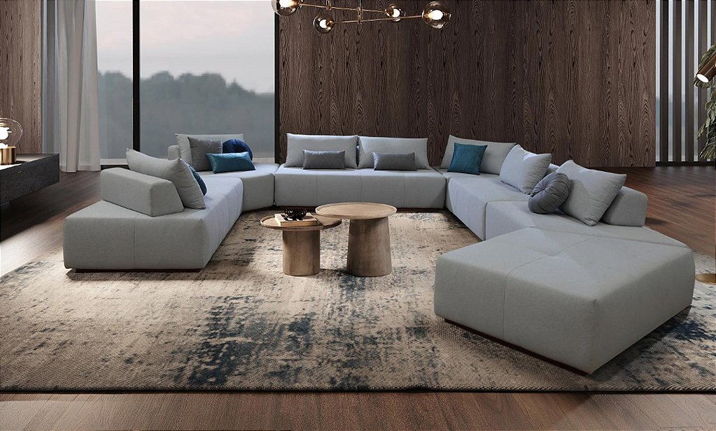 Sofá de canto Hexa - Decora Interiores Loja de móveis BH, AV