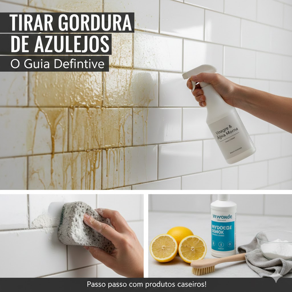 O Guia Definitivo para Tirar Gordura de Azulejos: Do Preparo ao Brilho Final