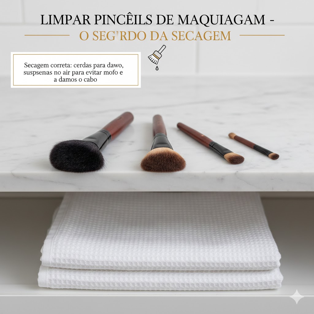 Limpar Pincéis De Maquiagem