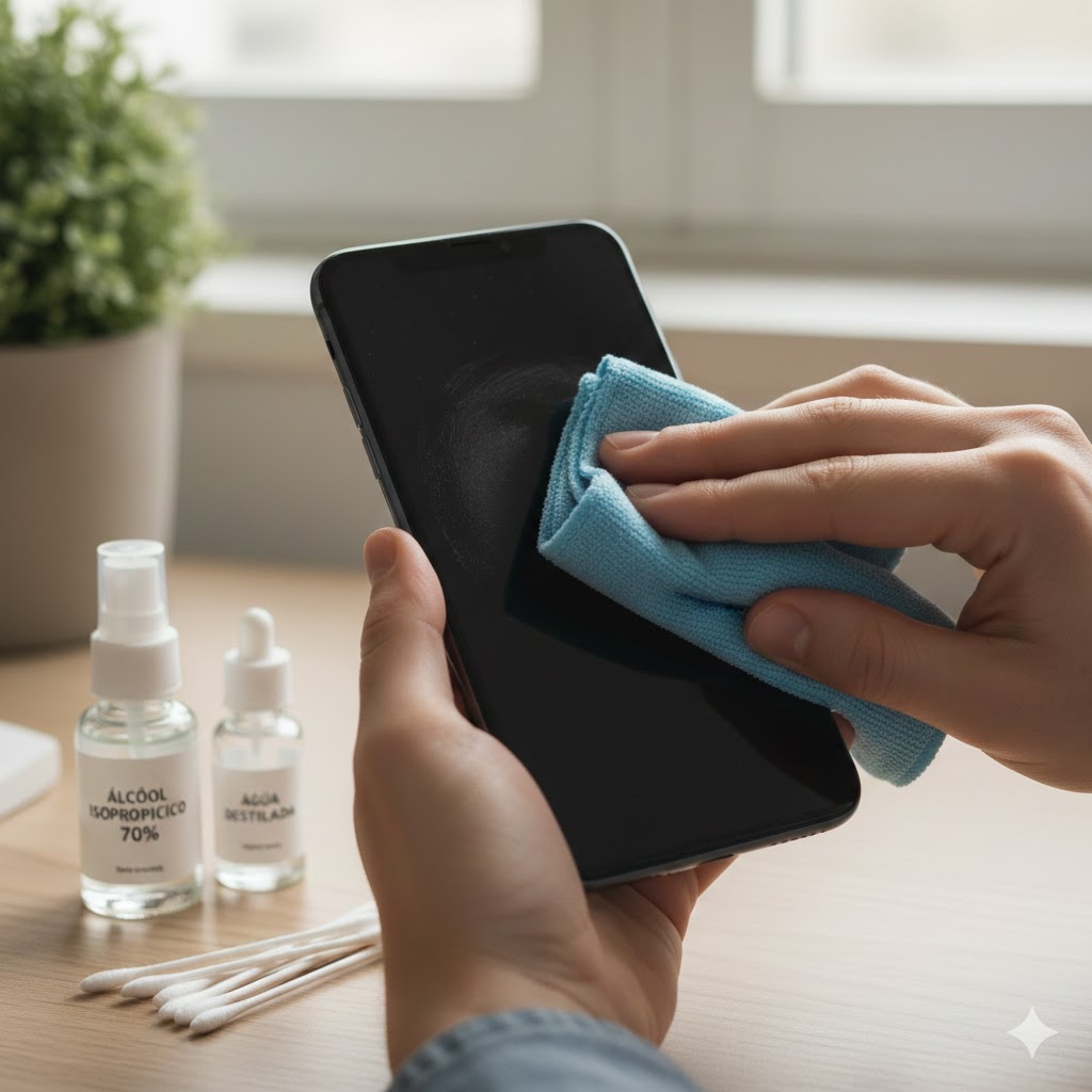 Como Limpar a Tela do Celular com Segurança