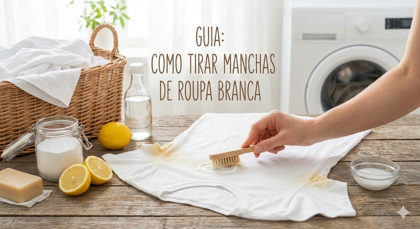 Como tirar mancha de roupa branca: confira nosso guia com 8 dicas!