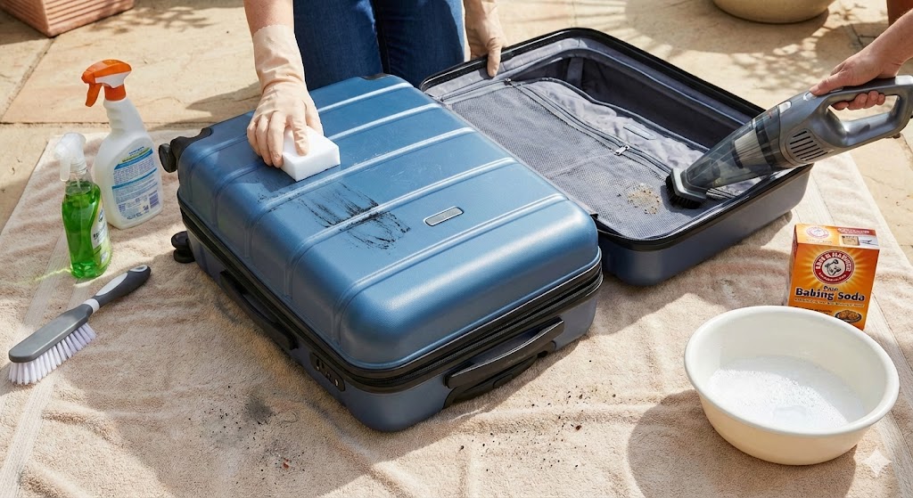 Como Limpar sua Mala de Viagem