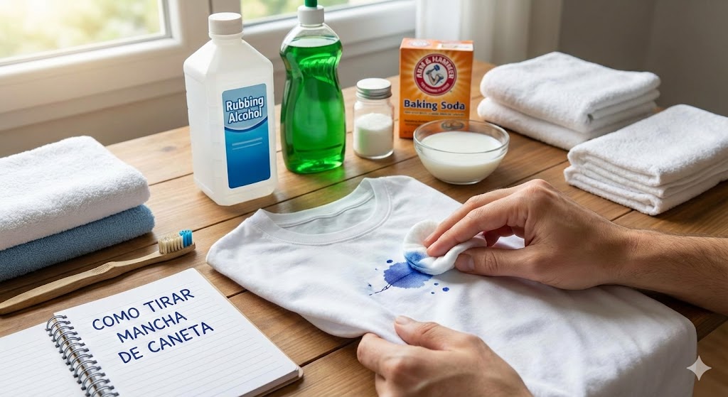 Como Tirar Mancha de Caneta