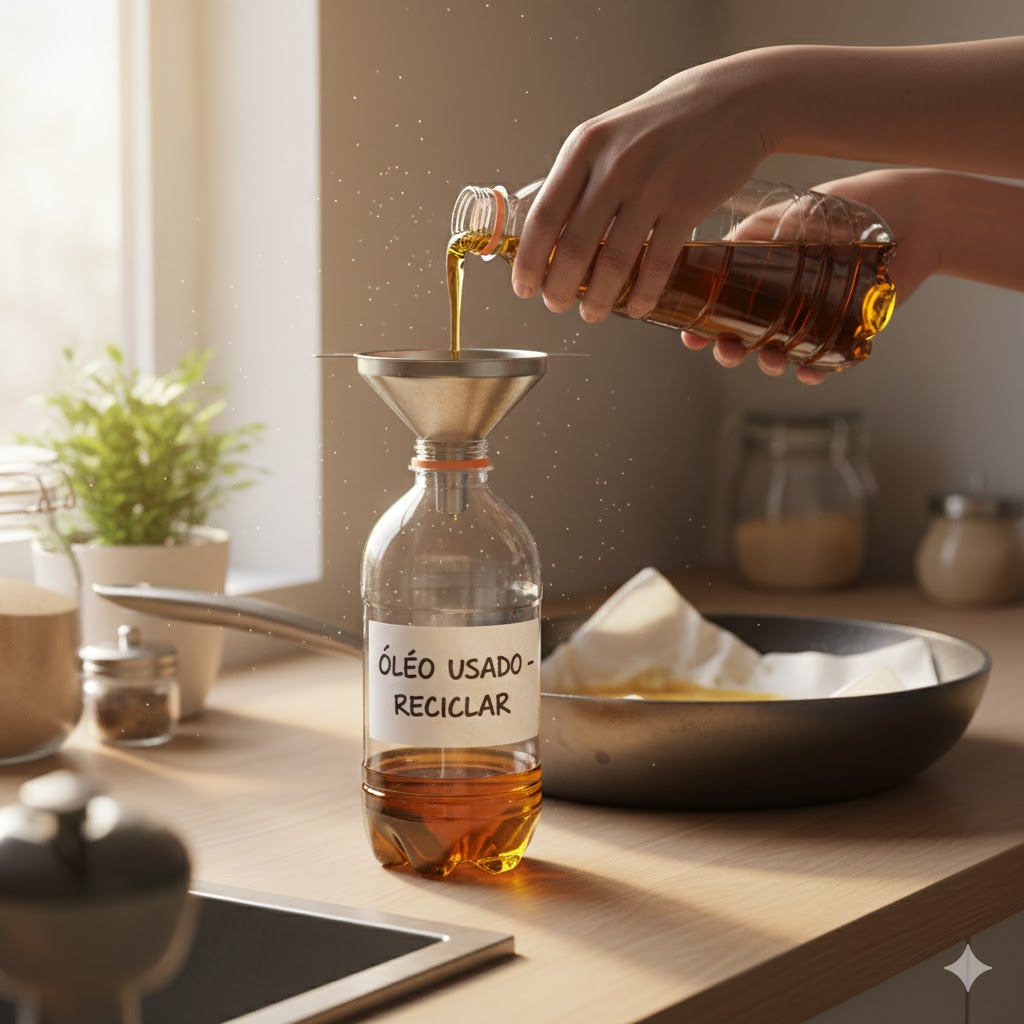 Descarte De Óleo De Cozinha