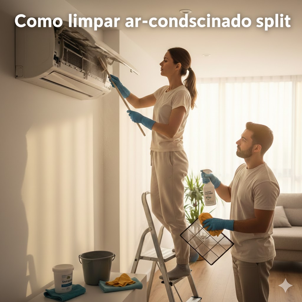 Como limpar ar-condicionado split