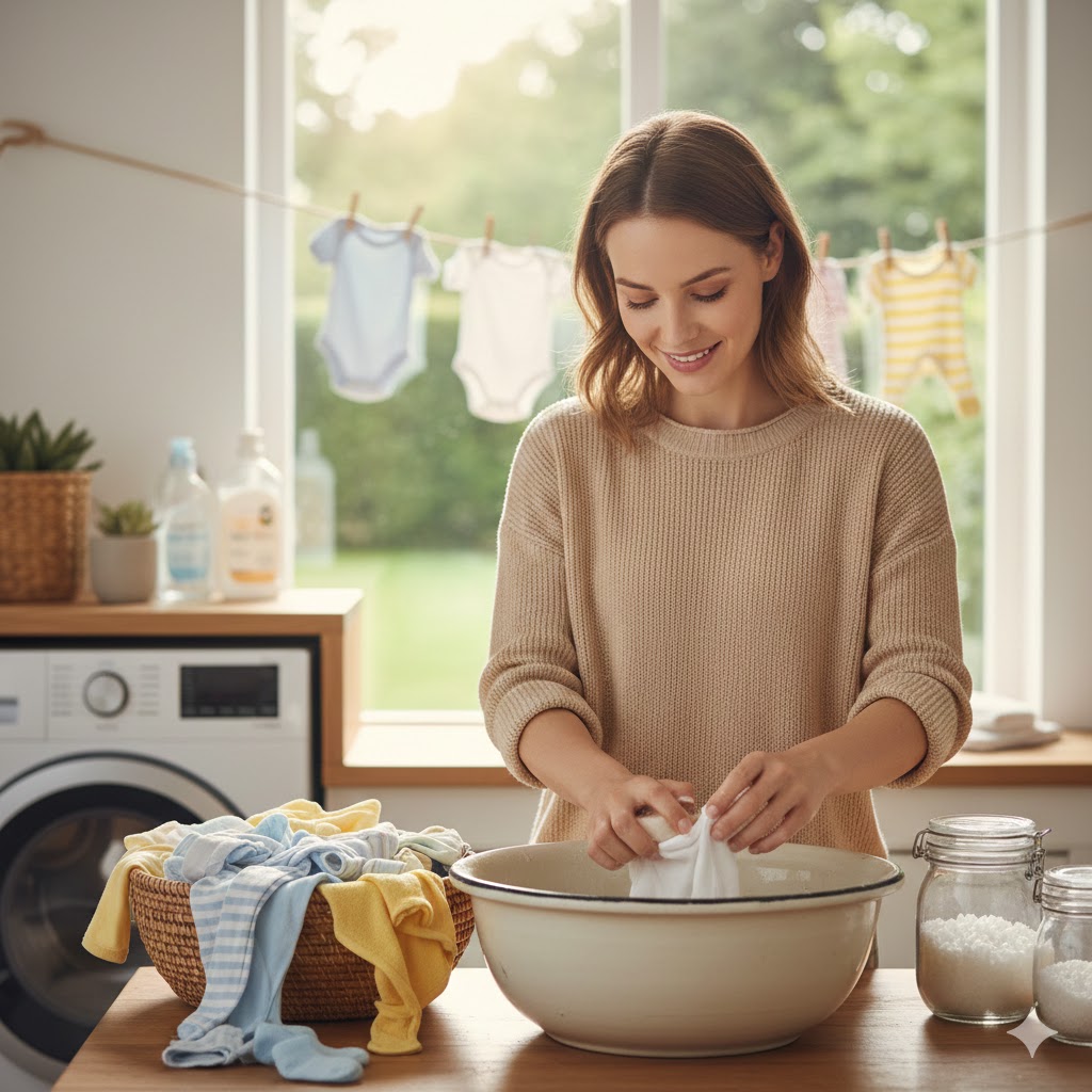 Como lavar roupa de bebê: o guia completo para pais e mães
