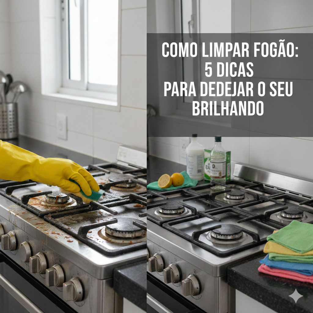Como limpar fogão
