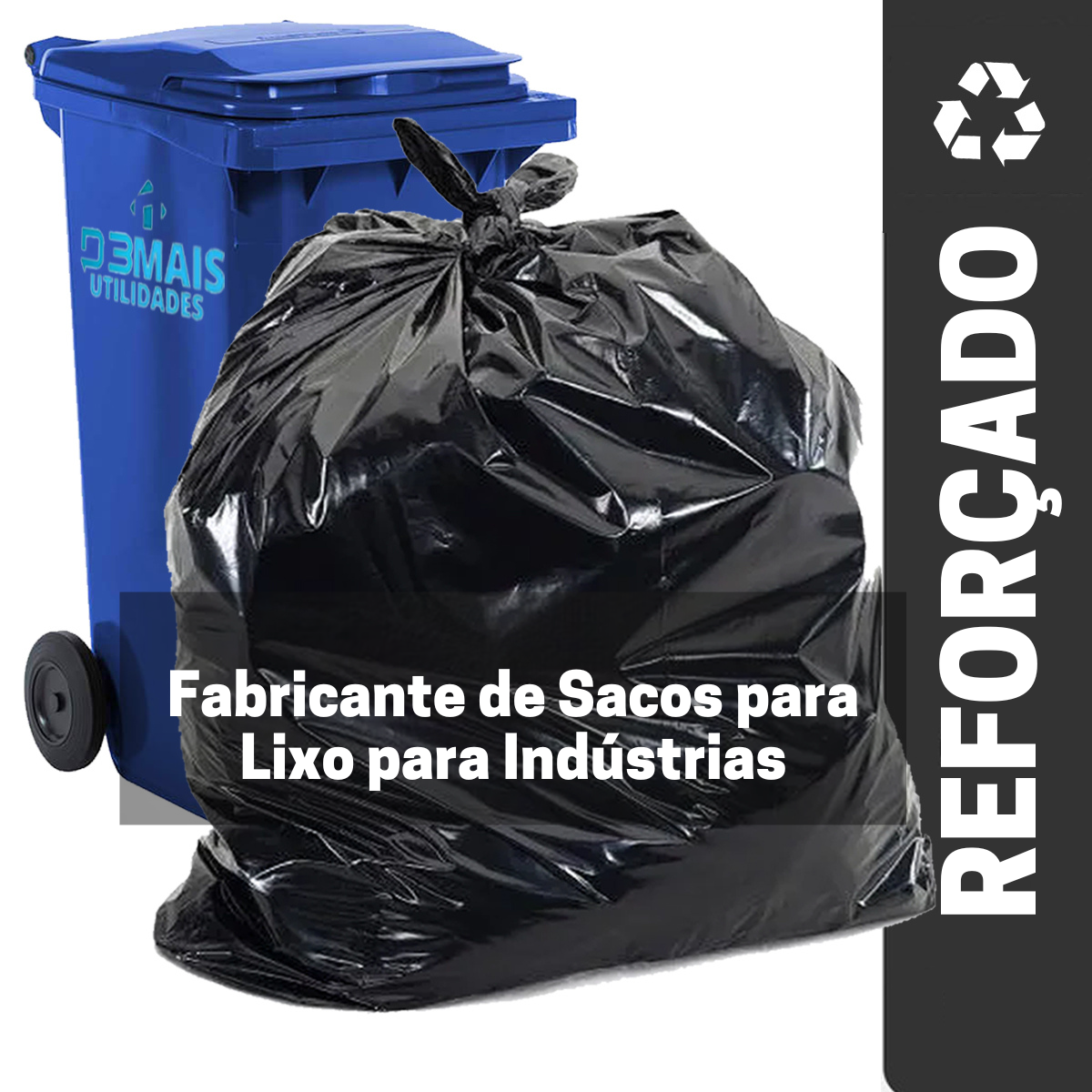 Fabricante de Sacos para Lixo para Indústrias - D3mais utilidades |  Distribuidora de Produtos de Limpeza e utilidades
