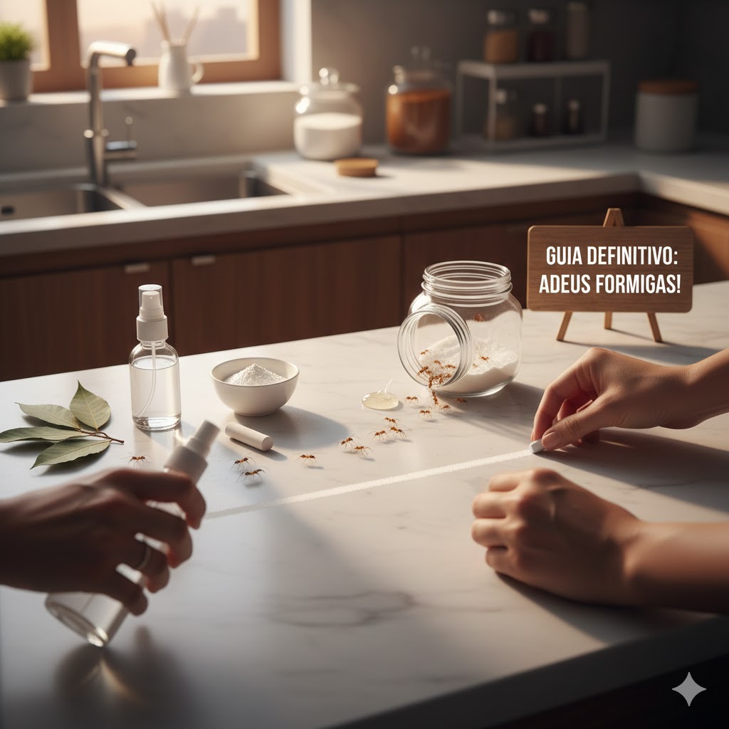 Como acabar com formigas na cozinha