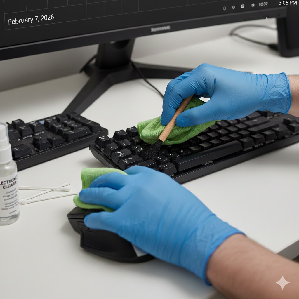 Como Higienizar Teclado E Mouse