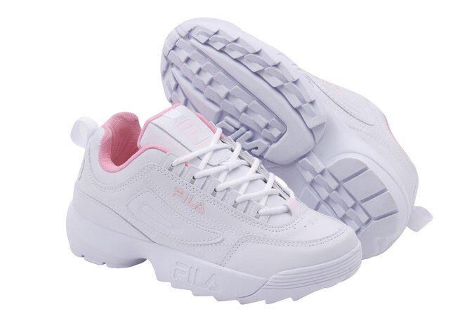 fila branco e rosa