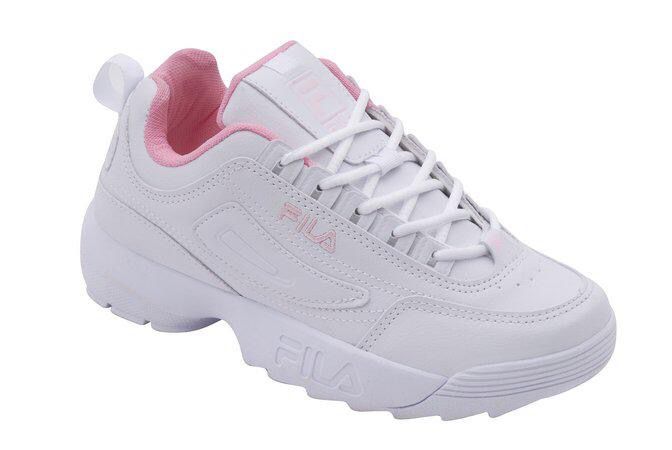 fila branco e rosa