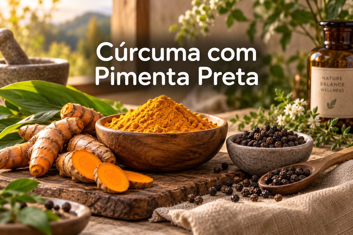 Cúrcuma com Pimenta Preta