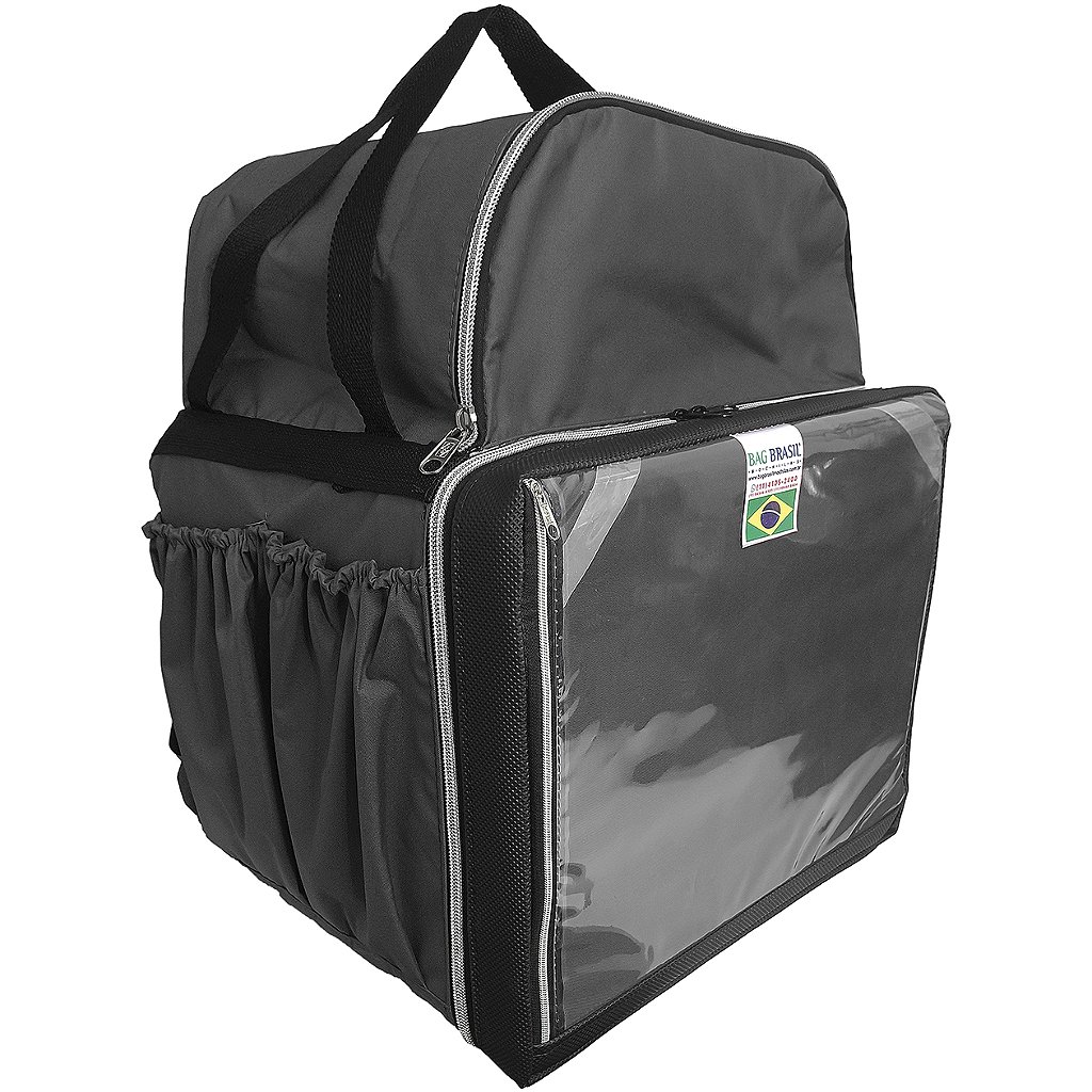 MOCHILA BAG DELIVERY PRETA REFORÇADA BAGBRASIL - Bag Brasil Mochilas