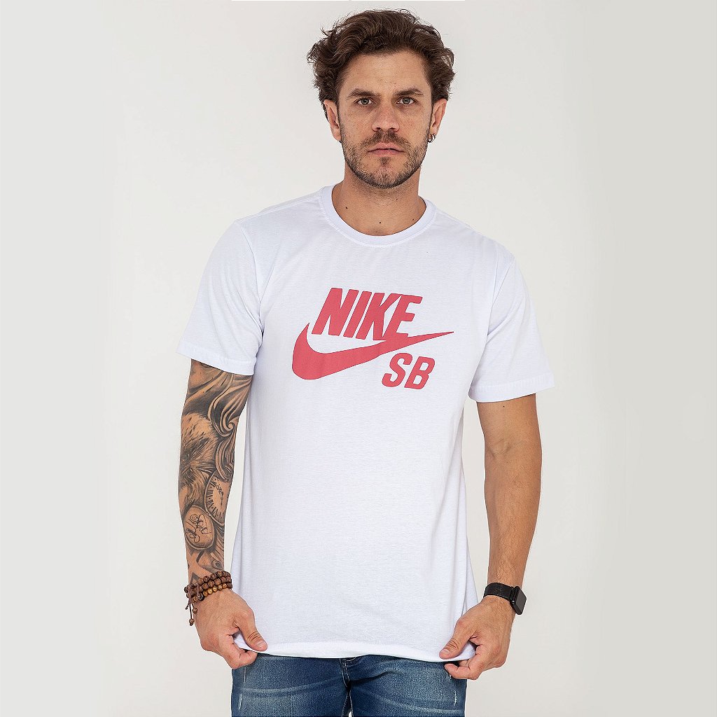 camiseta nike sb vermelha