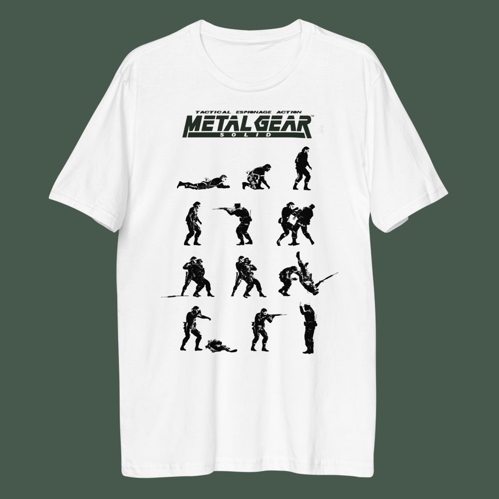 camiseta metal gear solid
